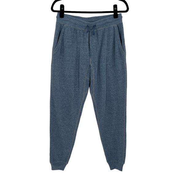 J. Crew Mens Infield Fleece Sweatpant in Heather Blue AZ292 - Picture 1 of 8
